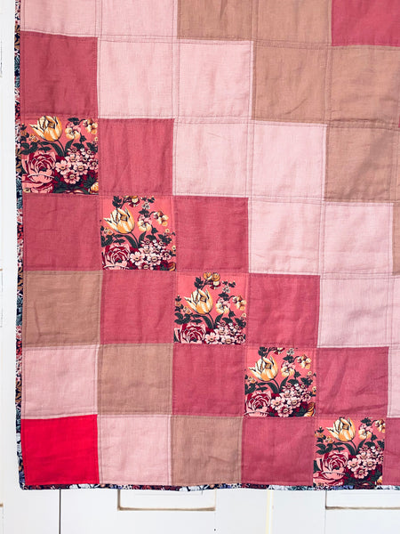Manta de patchwork - Chita Lormois Rosa