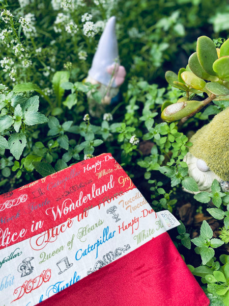 Bolsa de patchwork "Alice in Wonderland" XL