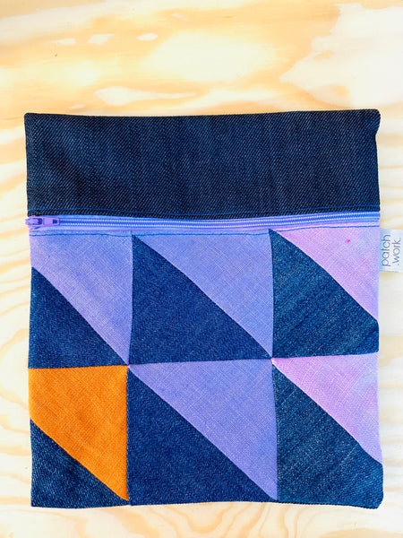 Bolsa de ganga e linho