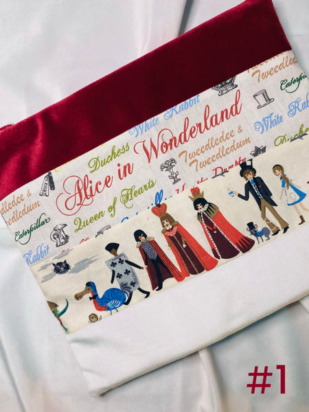 Bolsa de patchwork "Alice in Wonderland" XL