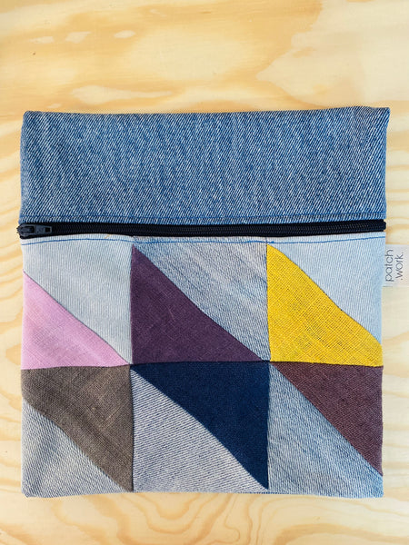 Bolsa de ganga e linho