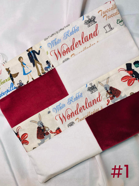 Bolsa de patchwork "Alice in Wonderland" XL
