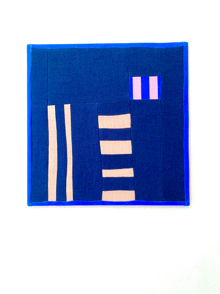 Quadro de Patchwork [azul]