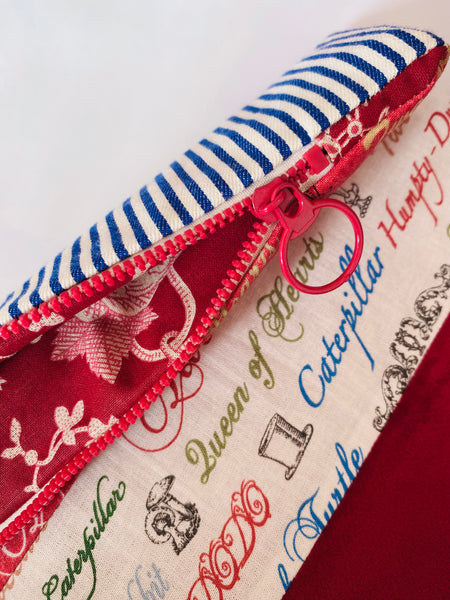 Bolsa de patchwork "Alice in Wonderland" XL