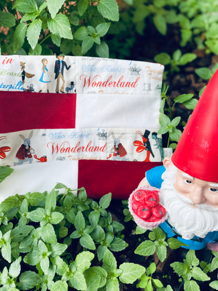 Bolsa de patchwork "Alice in Wonderland" XL