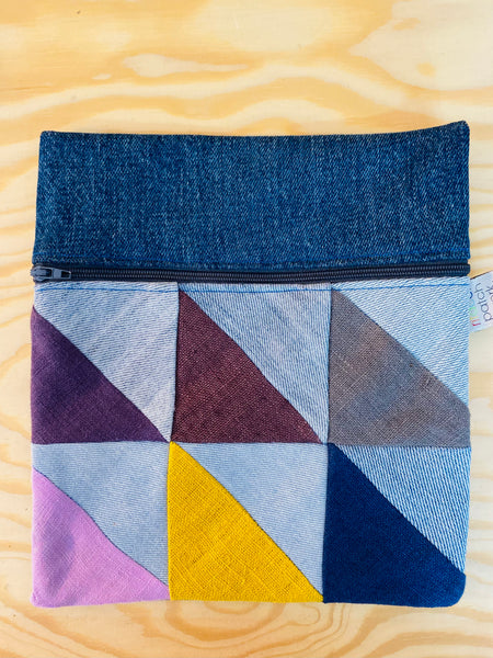 Bolsa de ganga e linho