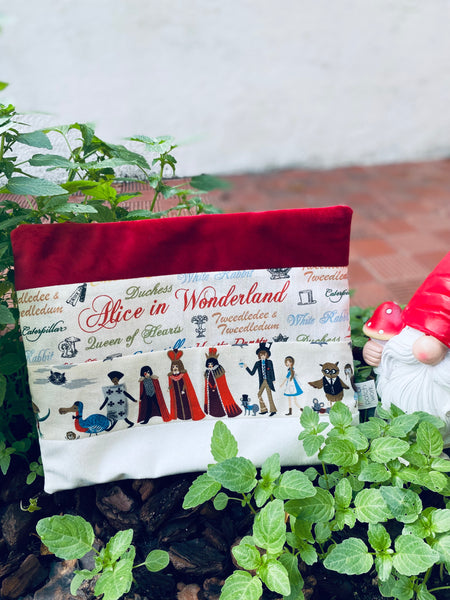 Bolsa de patchwork "Alice in Wonderland" XL