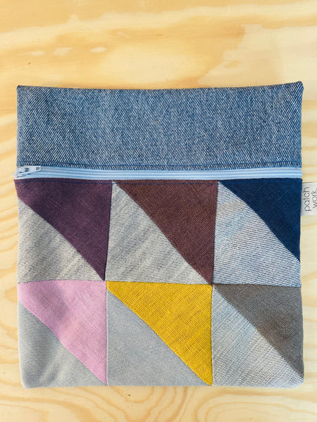 Bolsa de ganga e linho