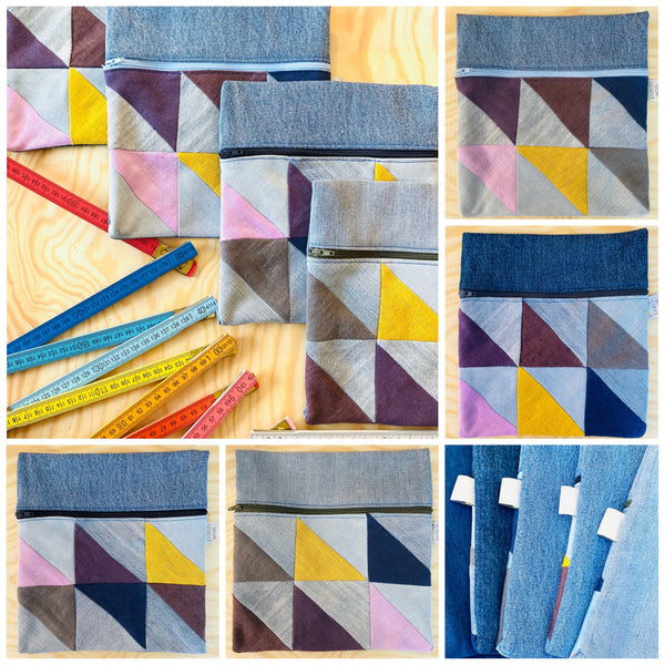 Bolsa de ganga e linho