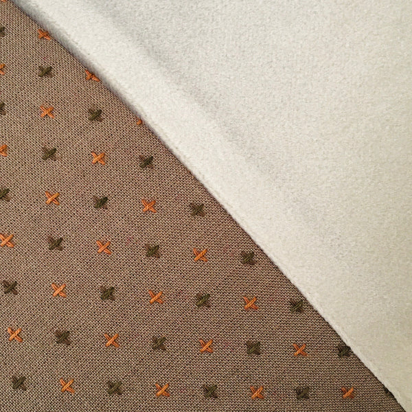 Almofadas de veludo e tecido de algodão com pespontos - Lilás
