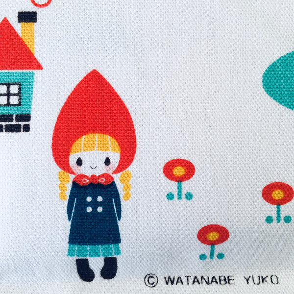 Tecido Capuchinho Vermelho Watanabe Yuko