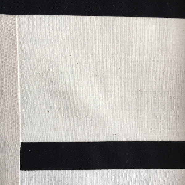 Quadro de Patchwork - preto e branco