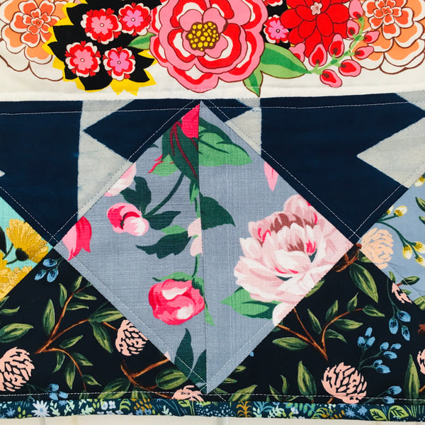 Painel patchwork "Frida Kahlo" água/ar